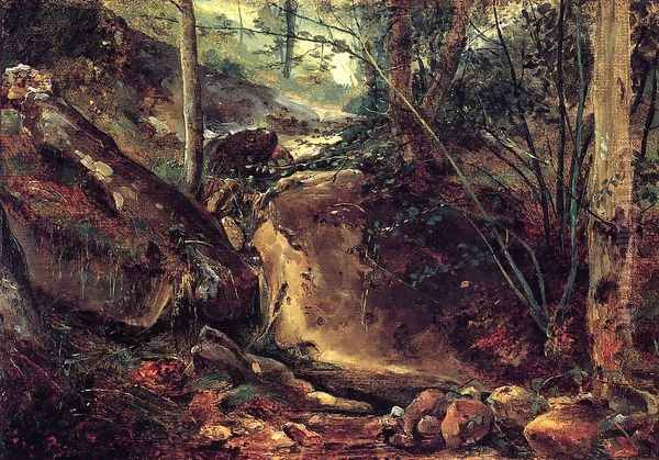 Mountain Stream in the Auverne - view 1