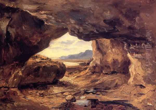 The Cave in a Cliff near Granville - view 1