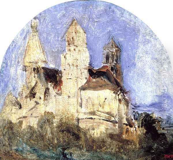 The Church of Saint Lou d'Esserant in the Oise - view 1