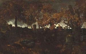 Paysage forestier by Theodore Rousseau