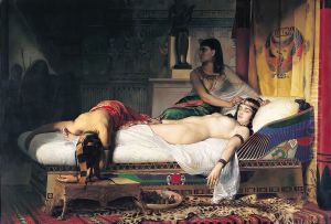The Death of Cleopatra by Jean Andre Rixens