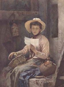 The Love Letter, 1886 by Frank Richards