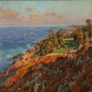 Summer Landscape, Kullen Sweden by Viggo Christian Frederick Pedersen