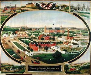 Views of the Buildings and Surroundings of the Berks County Almshouse