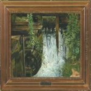 Sommer Ved Vandmolle by Viggo Christian Frederick Pedersen