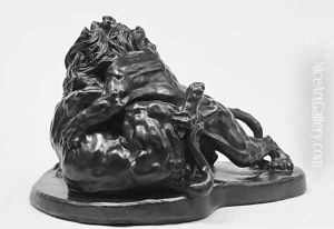 Fighting Lions by William Rimmer