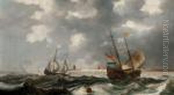 Scene De Peche Sur Les Cotes Allemandes - view 1