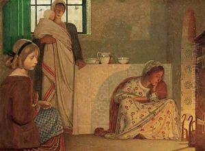 A winter's evening by Frederick Cayley Robinson