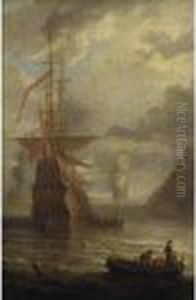 Ships In Harbor