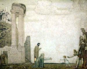 Dawn - The Little Child Found, 1907 by Frederick Cayley Robinson