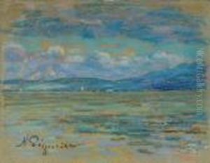 La Baie De Saint-tropez by Auguste Pegurier