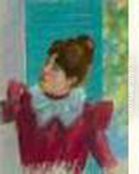 Femme A La Robe Rouge - view 1