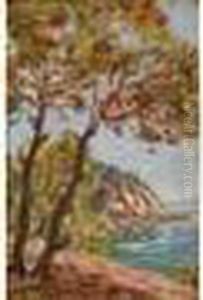 Saint Tropez, La Falaise by Auguste Pegurier