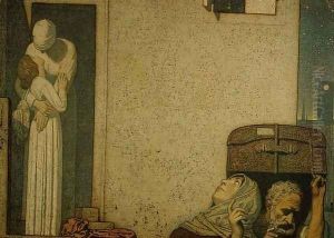 The Farewell, 1909 by Frederick Cayley Robinson
