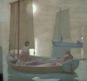 The Three Brothers, c.1897 by Frederick Cayley Robinson
