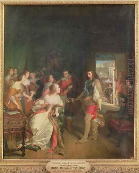 Meeting Between Louis II 1621-86 de Bourbon and Anne-Marie-Louise dOrleans 1627-93 Duchess of Montpensier in 1652 - view 1