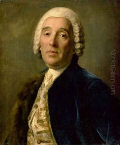 Portrait of the architect Bartolomeo Francesco Rastrelli 1700-71 by Pietro Antonio Rotari