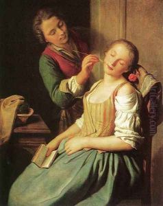 Sleeping Girl by Pietro Antonio Rotari