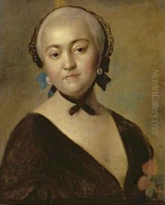 Portrait of the Empress Elizabeth Petrovna 1709-62 1760 by Pietro Antonio Rotari