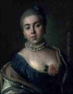 Portrait of Princess Ekaterina Golitsyna, 1759 by Pietro Antonio Rotari