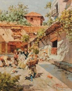 Festa Di Paese by Carlo Pellegrini