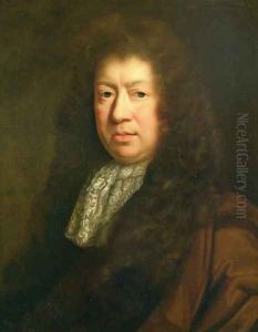 Portrait of Samuel Pepys 1633-1703, copy after John Riley 1646-91 by John Riley
