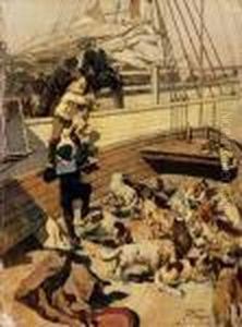 Un Difficile Salvataggio by Carlo Pellegrini