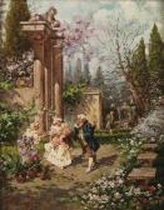 Signori In Villa by Carlo Pellegrini