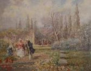 L'arrivo Dell'ospite by Carlo Pellegrini