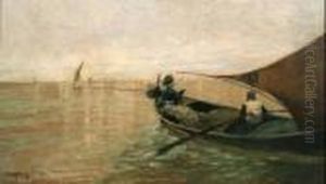 Passeggiata In Gondola by Carlo Pellegrini