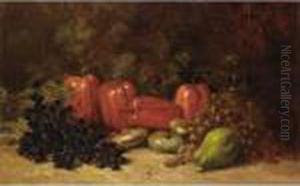 Coppia Di Natura Morte Con Frutta E Verdura Coppia Di Natura Morte Con Frutta E Verdura