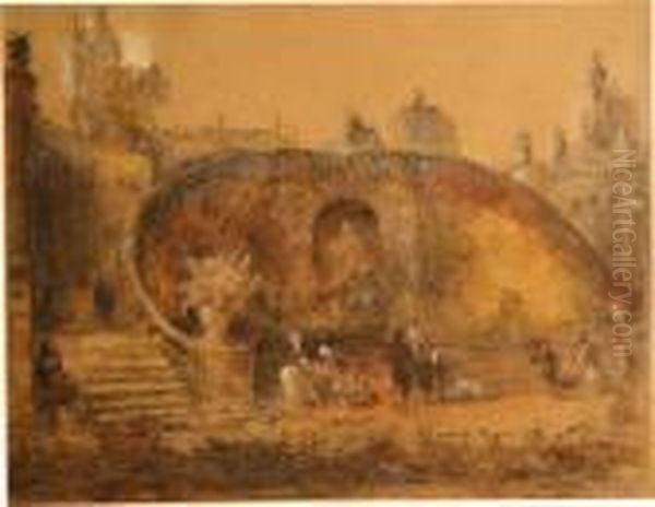 Scene Animee Dans Le Gout Du Xviiie Siecle - view 1