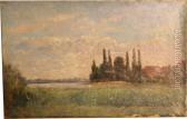 Pouilly, Paysage De Riviere - view 1