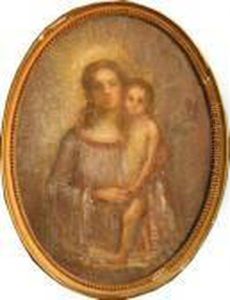 Vierge A L'enfant by Leonce Pelletier