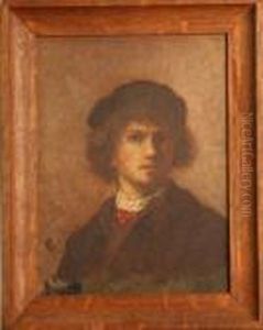 Tete De Jeune Homme Dans Le Gout De Rembrandt
