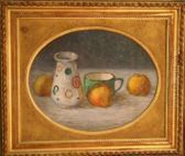 Nature Morte Aux Fruits Et Tasse Et Vase - view 1