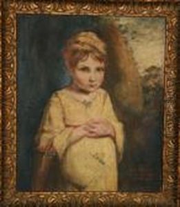 Jeune Fille Au Panier De Fraises