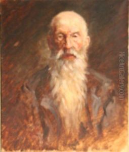 Portrait De Vieillard A La Barbe by Leonce Pelletier