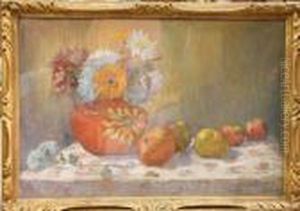 Vase De Fleurs Et Fruitspast Vase De Fleurs Et Fruitspast
