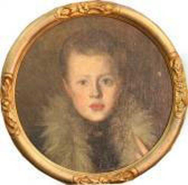 Portrait De Jeune Femme Au Boa - view 1