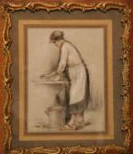 Femme Au Travail by Leonce Pelletier