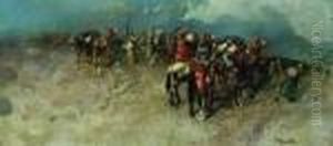 Carovana Nel Deserto by Tito Pellicciotti