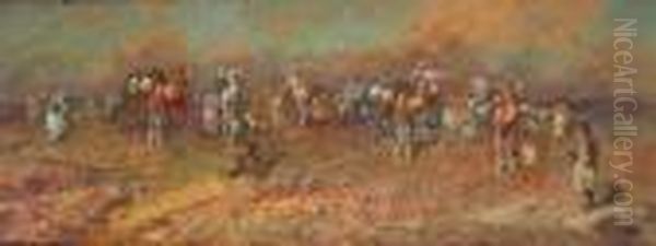Carovana Di Beduini Nel Deserto - view 1