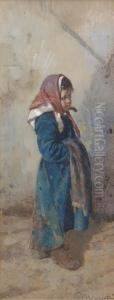 A Waif In Rags by Tito Pellicciotti