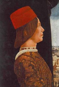 Portrait of Giovanni II Bentivoglio c. 1480 by Ercole de' Roberti