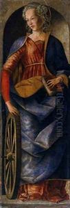 Griffoni Polyptych St Catherine of Alexandria by Ercole de' Roberti