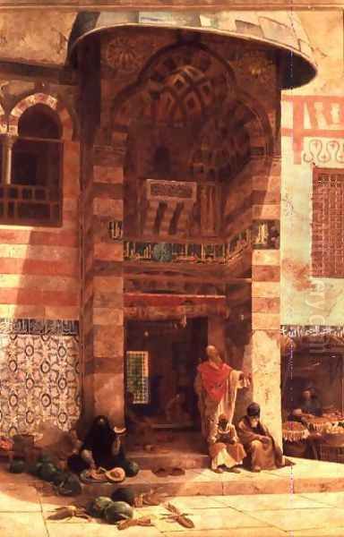 Outside the Mosque - view 1