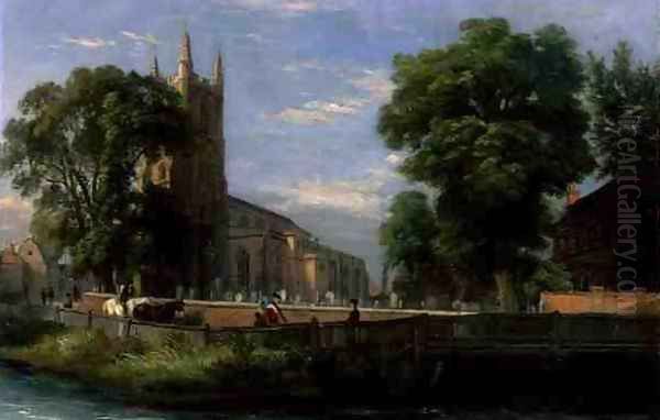 Croydon Parish Church, 1839 - view 1
