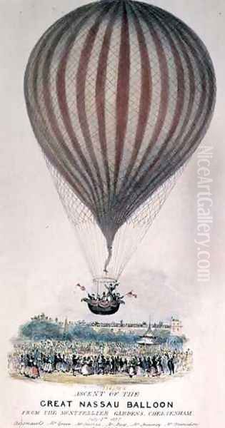 Ascent of the Great Nassau Balloon - view 1