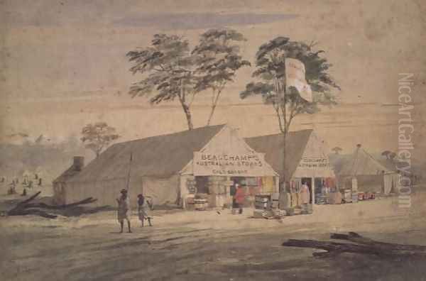 Beauchamps Australian Stores, Victoria Place, Bendigo, 1853 - view 1